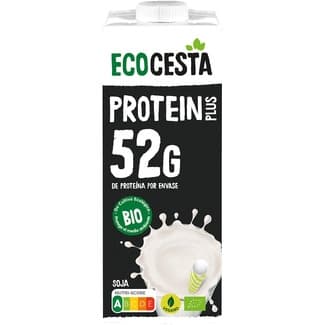 Protein Plus bebida de soja ecológica y vegana brik 1 l -