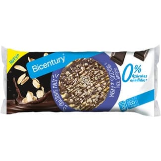 Tortitas de 6 semillas y cereales con chocolate negro packs 4x2 unidades envase 130 g -