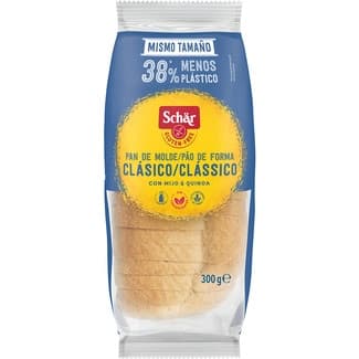 Pan de molde clásico con mijo y quinoa sin gluten y sin lactosa envase 300 g -