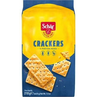 Crackers sin gluten y sin lactosa envase 210 g -