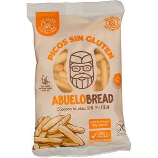 Picos artesanos con aceite de oliva virgen virgen extra sin gluten y sin lactosa bolsa 100 g -