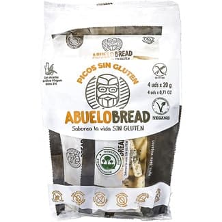 Picos con aceite de oliva virgen extra sin gluten bolsa 80 g -