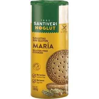 Galletas María sin gluten y sin lactosa envase 180 g -