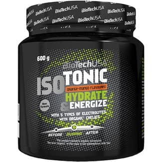 Bebida isotónica sabor a naranja y mango frasco 600 g -