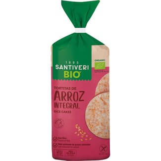 Organic Bio tortitas de arroz integral ecológicas sin gluten bolsa 100 g -