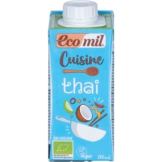 Cuisine Thai crema vegetal ecológica para cocinar sin gluten envase 200 ml -