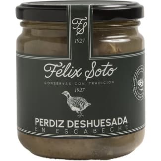 Perdiz deshuesada en escabeche frasco 350 g -