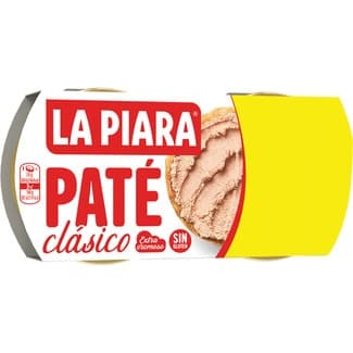 Paté clásico extra cremoso sin gluten pack 2 latas 75 g -