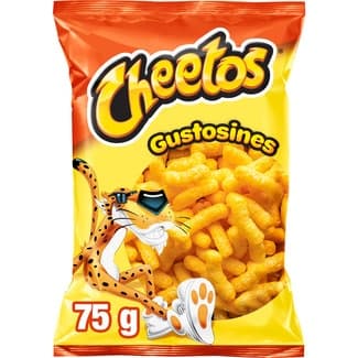 Gustosines snacks de queso bolsa 75 g -
