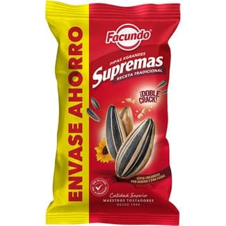 Pipas supremas Sin Gluten bolsa 190 g Envase Ahorro -