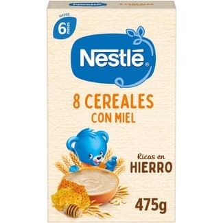Papilla de 8 cereales con miel desde 6 meses envase 475 g -