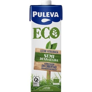 Leche semidesnatada ecológica brik 1 l -