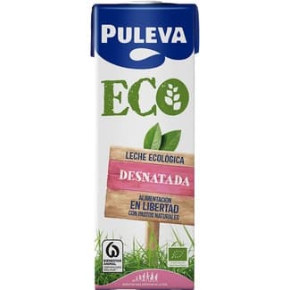 Leche desnatada ecológica brik 1 l -