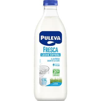 Leche fresca entera botella 1,5 l -