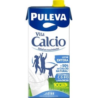 Leche entera enriquecida con calcio brik 1 l -