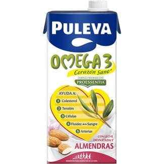 Bebida láctea con Omega 3 elaborada con leche desnatada y almendras Sin Gluten brik 1 l -
