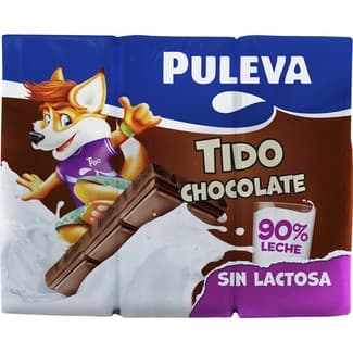 Batido Tido de chocolate sin gluten y sin lactosa pack 6 briks 200 ml -