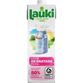 Leche desnatada brik 1 l -