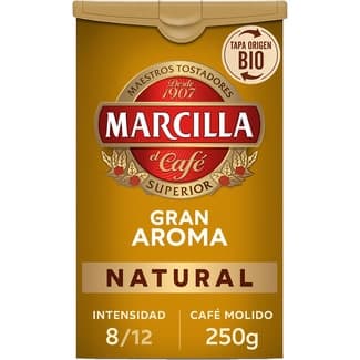 Café molido natural intensidad 8 paquete 250 g -