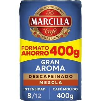 Café descafeinado molido mezcla intensidad 8 paquete 400 g -