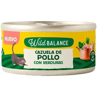 Comida húmeda para gatos adultos cazuela de pollo y verduras lata 80 g -