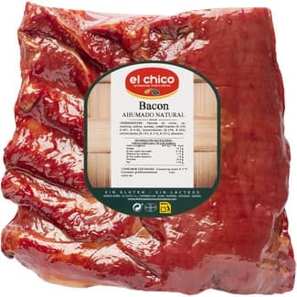 Bacon ahumado natural peso aproximado pieza 1,5 kg -