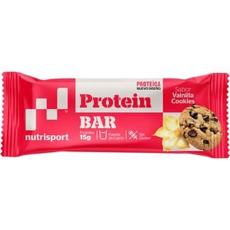 Barrita proteica sabor vainilla y cookies sin gluten envase 44 g -