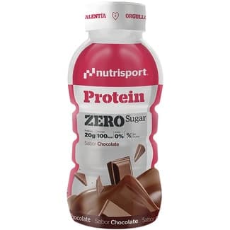 Protein Zero batido proteico sabor chocolate sin gluten y zero azúcar botella 330 ml -