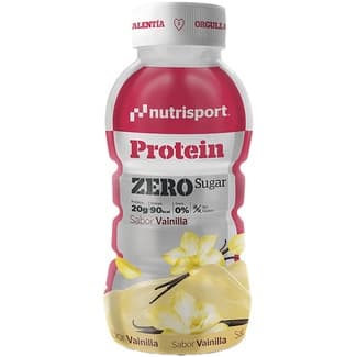 Protein Zero batido proteico sabor vainilla sin gluten y zero azúcar botella 330 ml -