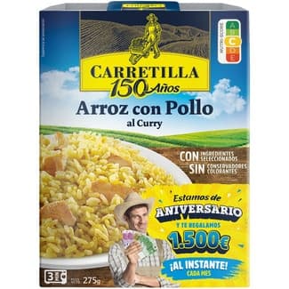 Arroz con pollo al curry envase 300 g -