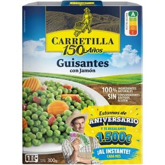 Guisantes con jamón sin gluten estuche 240 g -