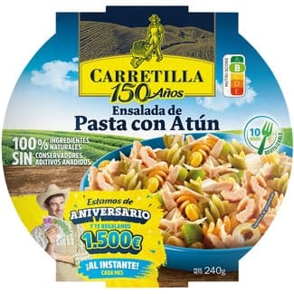 Ensalada de pasta con atún bol 240 g -