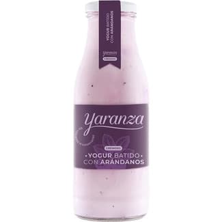 Yogur batido con arándanos sin gluten botella 500 g -