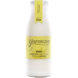 Yogur batido con limón sin gluten botella 500 g -