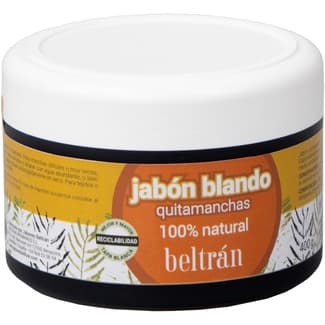 Jabón blando quitamanchas 100% natural tarro 400 g -