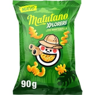 Snack Xplores sabor mantequilla bolsa 90 g -