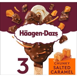 Helado crunky salted caramel 3 unidades estuche 240 ml -