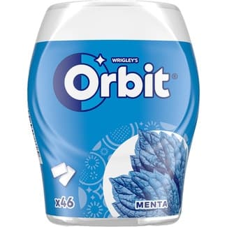 Chicles de menta sin azúcar 46 unidades bote 64 g -