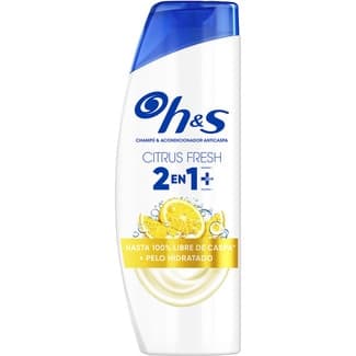 Champú y acondicionador anticaspa Todo en 1 Citrus Fresh frasco 300 ml hampú anticaspa Citrus Fresh -