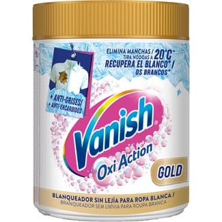 Potenciador del lavado en polvo a ropa blanca Oxi Action a 20 ºC bote 400 g -