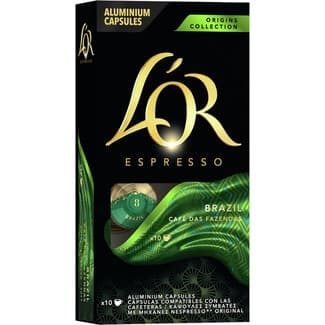Café Brasil Origins Collection estuche 10 cápsulas compatibles con máquinas Nespresso -