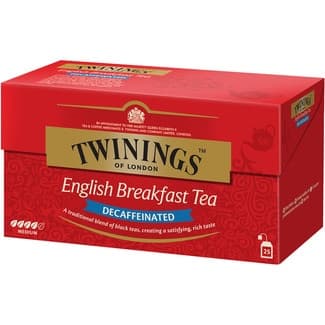 English Breakfast té descafeinado estuche 25 bolsitas -