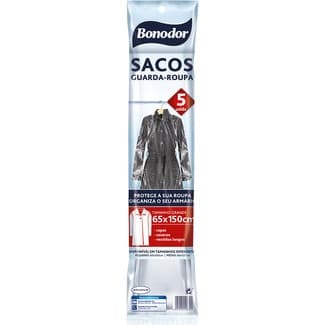 Sacos guardarropa 65x150 bolsa 5 unidades -