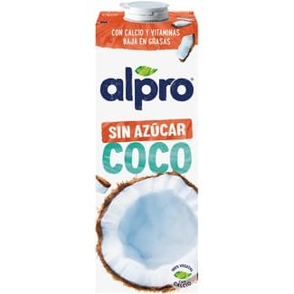 Bebida de coco sin azúcar 100% vegetal brik 1 l -