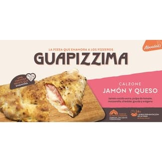 Pizza Calzona de jamón y queso envase 360 g -