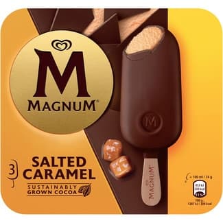 Helado choco salted caramelo 3 unidades estuche 300 ml -