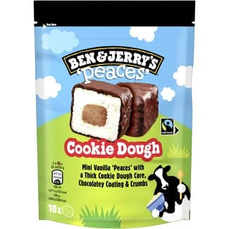 Cookie Dough helados peaces 10 unidades bolsa 150 ml bolsa 150 ml -