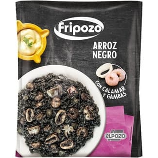Arroz negro con calamar y gambas bolsa 320 g -