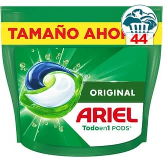 Detergente cápsulas Original Todo en 1 Pods bolsa 44 cápsulas -