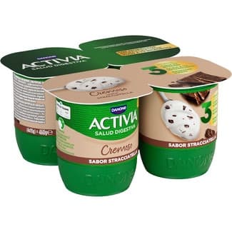 Bífidus cremoso stracciatella sin gluten pack 4 unidades 115 g -